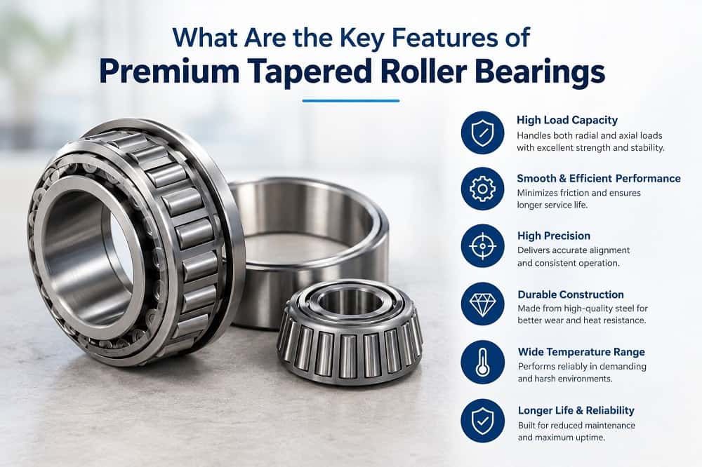 What Are the Key Features of Premium Tapered Roller Bearings